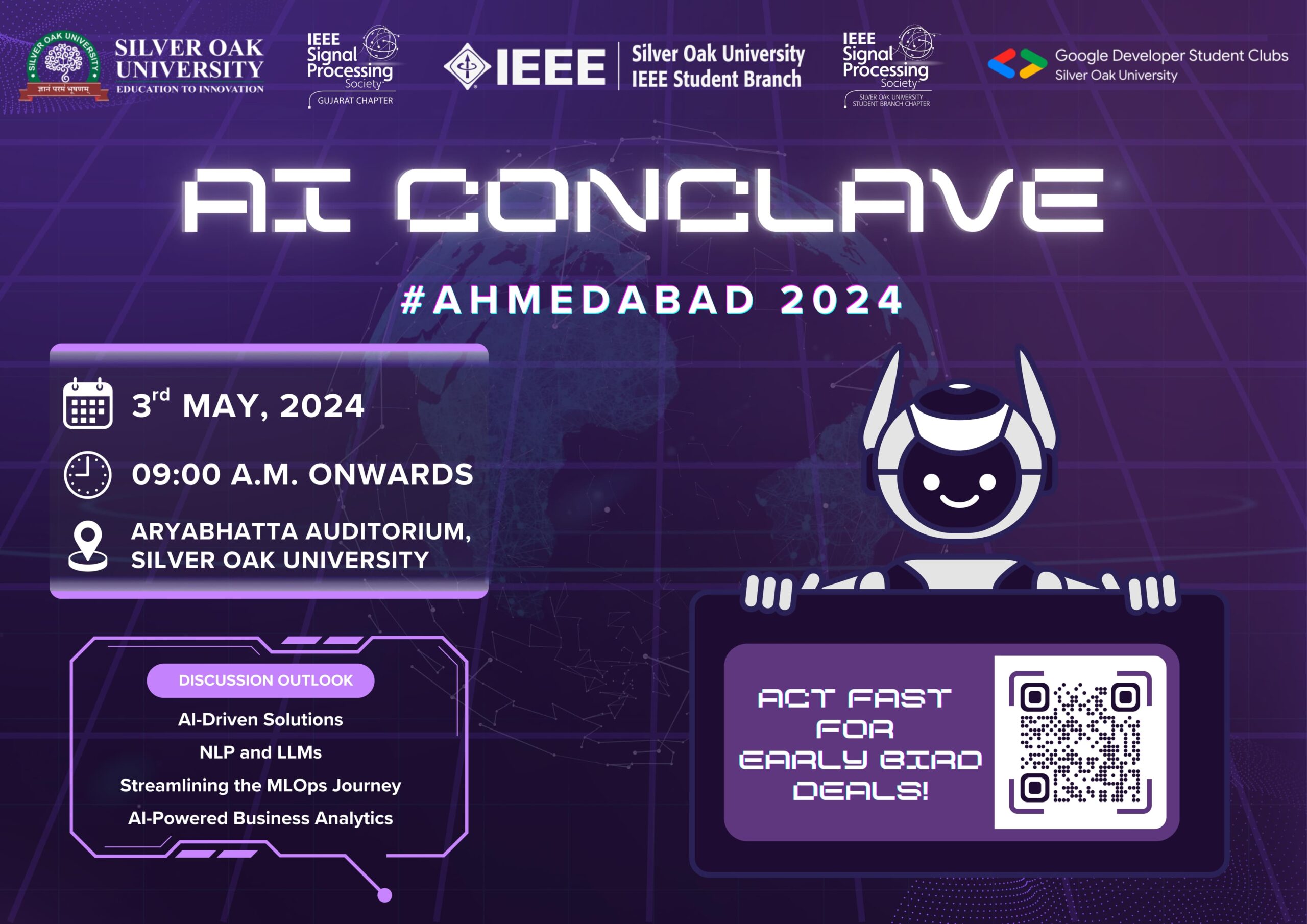 AI CONCLAVE 2024 Silver Oak University IEEE Student Branch